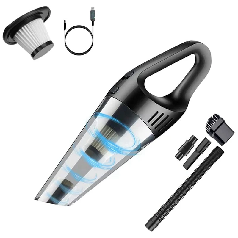 

Handheld Vacuum Cleaner, Handheld Vacuum Cleaner 6000PA High Power Wireless Wet And Dry For Home And Car, Office
