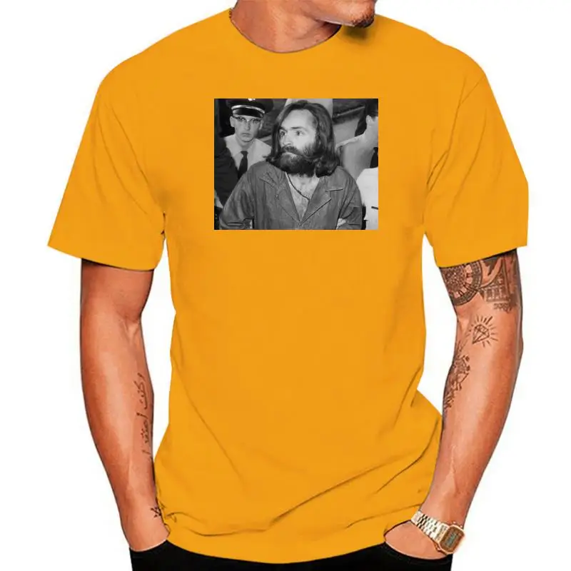 

Charles Manson T-Shirt Manson Family T-Shirt American Criminal Cult Top Quality Tee Shirt Funny