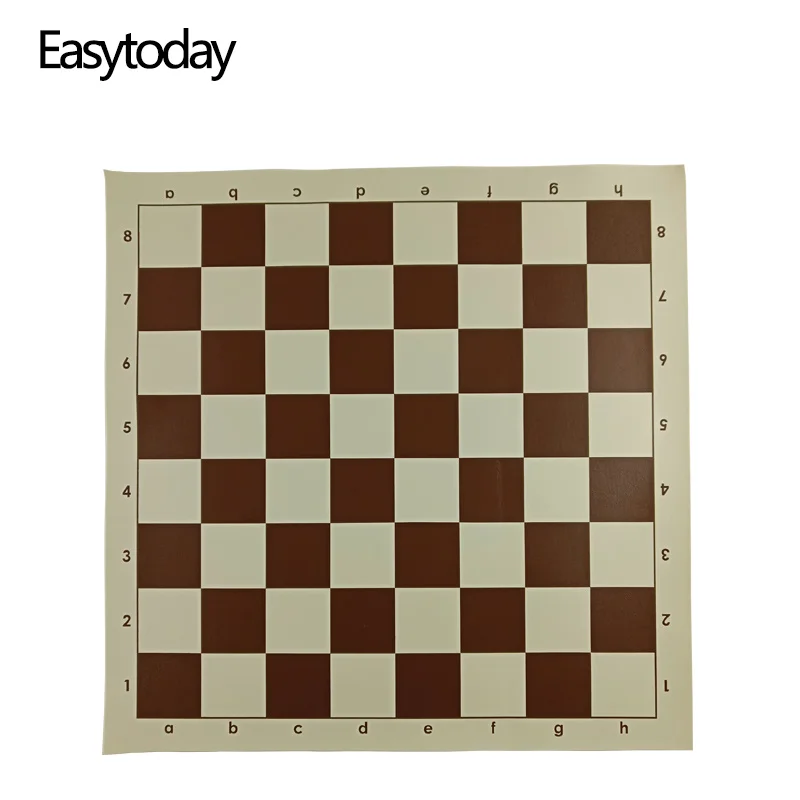 

Chess Board Game Box Games Synthetic Leather Chess Accessories Side Chessboard International Standard Chess Board Entertainment