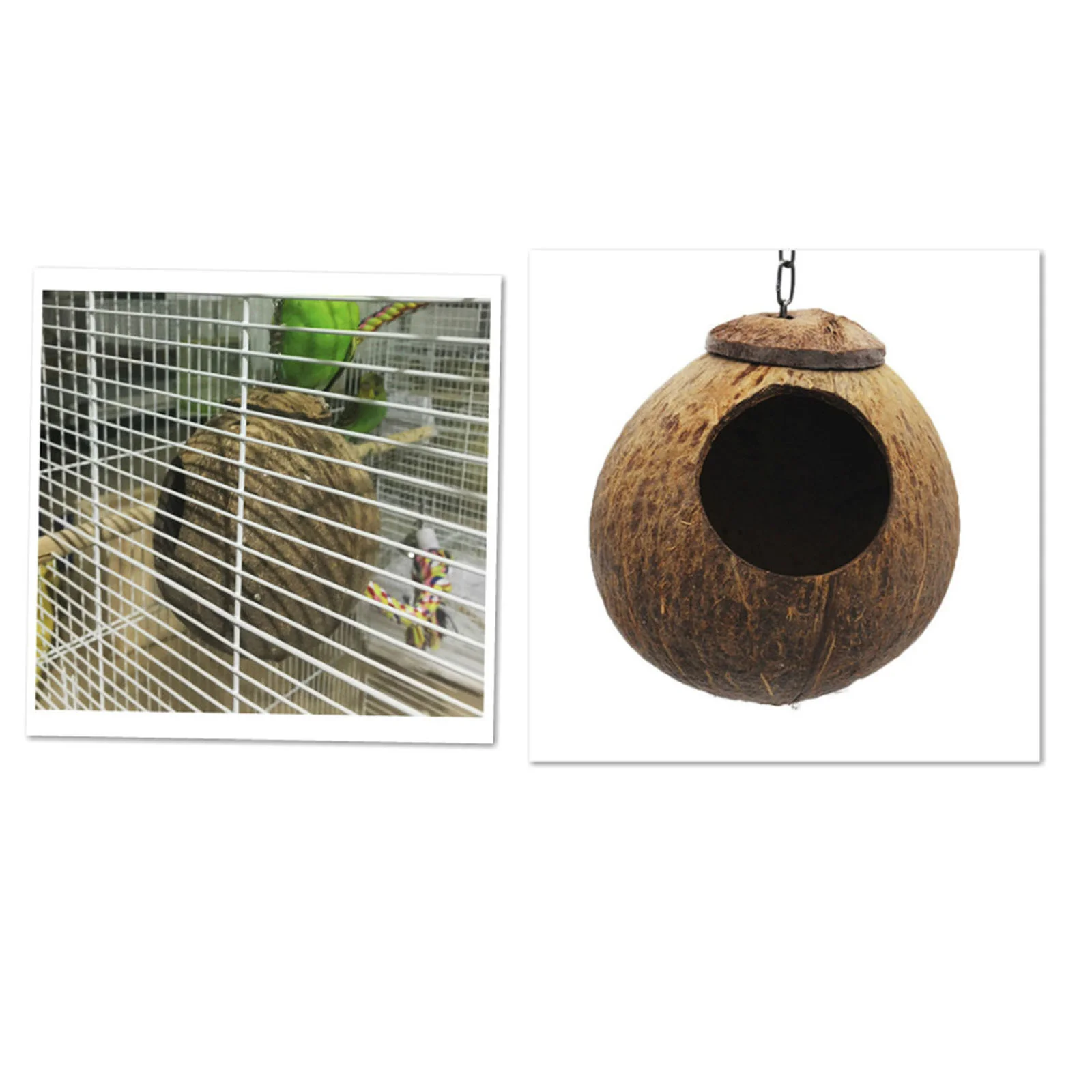 

1pc Bird Cage Habitat House for Parakeets Small