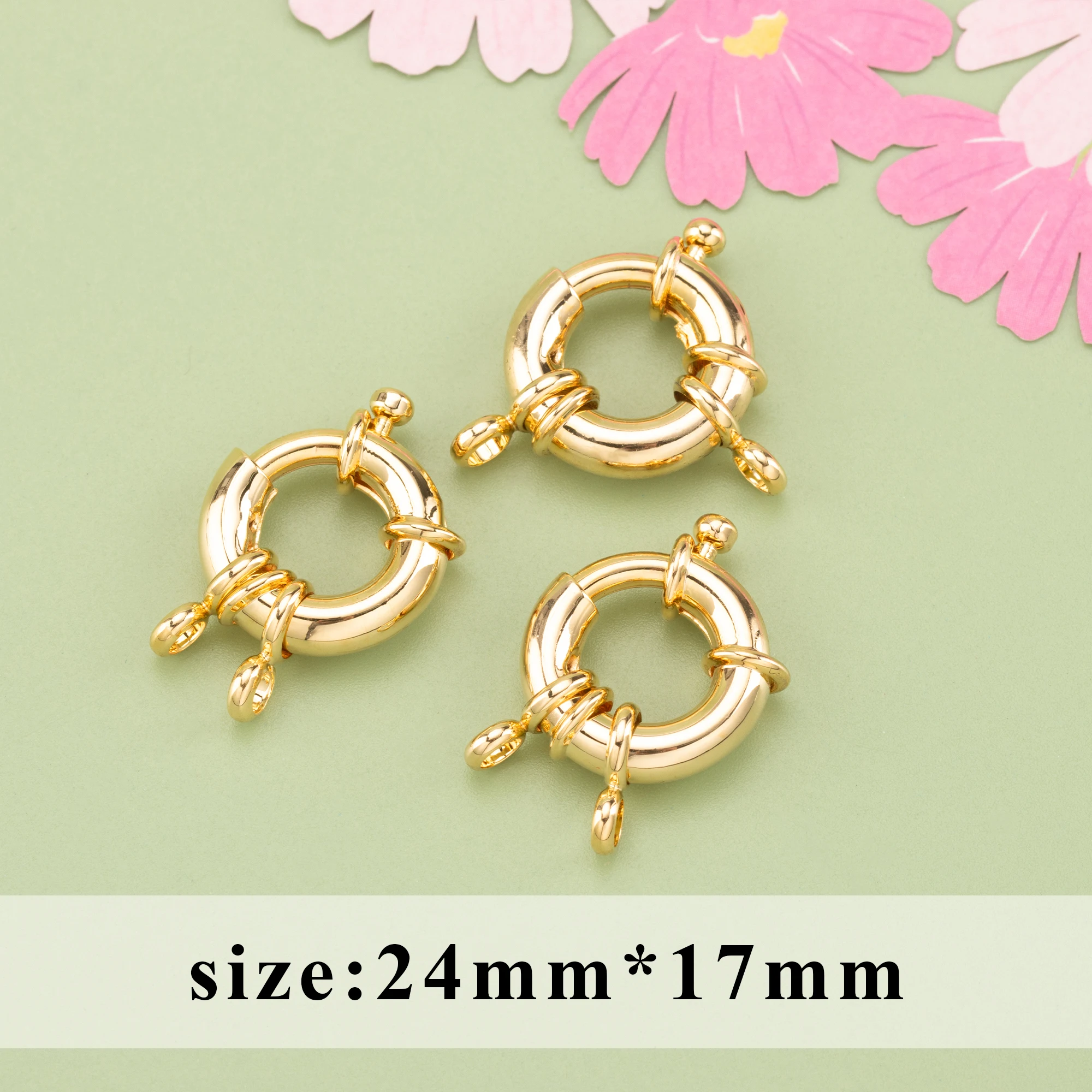 YEGUI M723,jewelry accessories,18k gold plated,0.3 microns,rhodium plated,connector,diy chain necklace,jewelry making,10pcs/lot images - 6