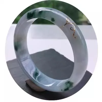 Ювелирные изделия zheru браслет из натурального бирманского нефрита 54 мм-62 мм