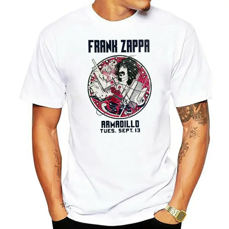 

Футболка Frank Zappa, простая хлопковая футболка с коротким рукавом, Топ
