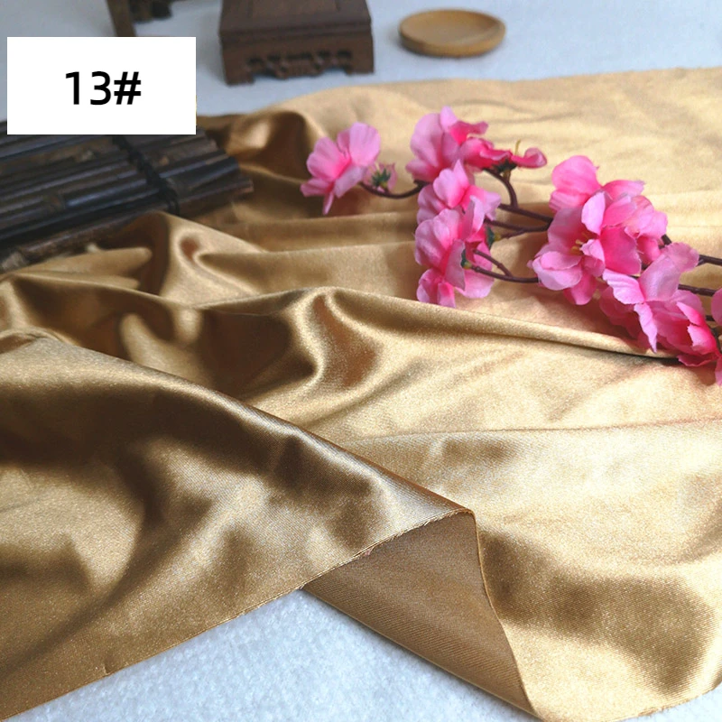 Яркая блестящая стрейчевая атласная ткань спандекс лайкра для танцевальных