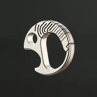 Еще карабин-брелок, теперь в виде рыбки, с открывашкой и из титанового сплава#4