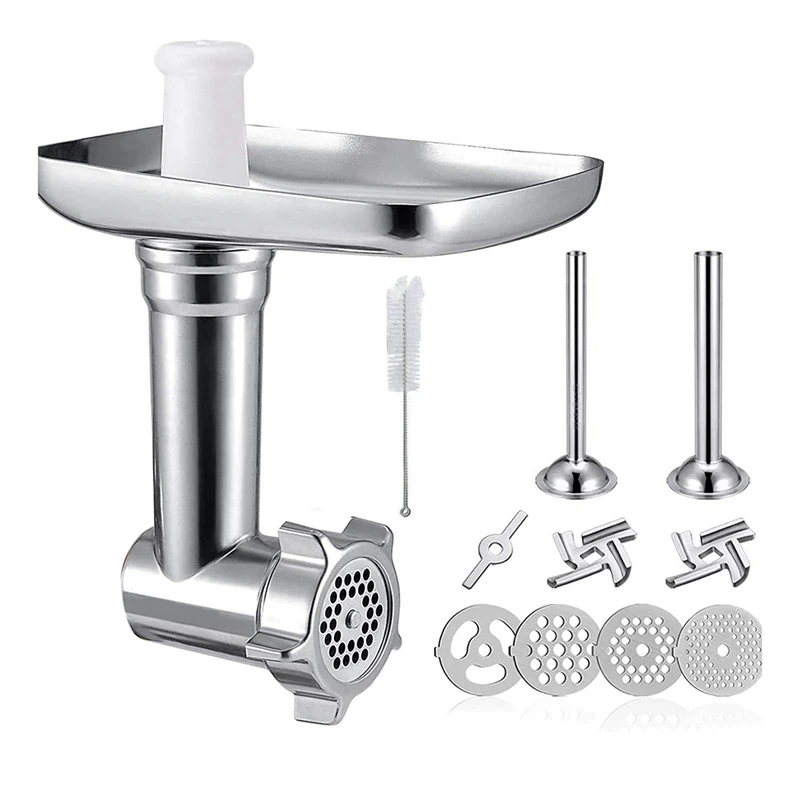 

Meat Grinder Attachment Sausage Stuffer Accessories For Kitchenaid Stand Mixer All Metal Meat Mincer For Food