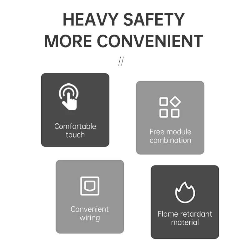 Евророзетка из нержавеющей стали Элегантная черная стандарт Италии Type-C ЕС