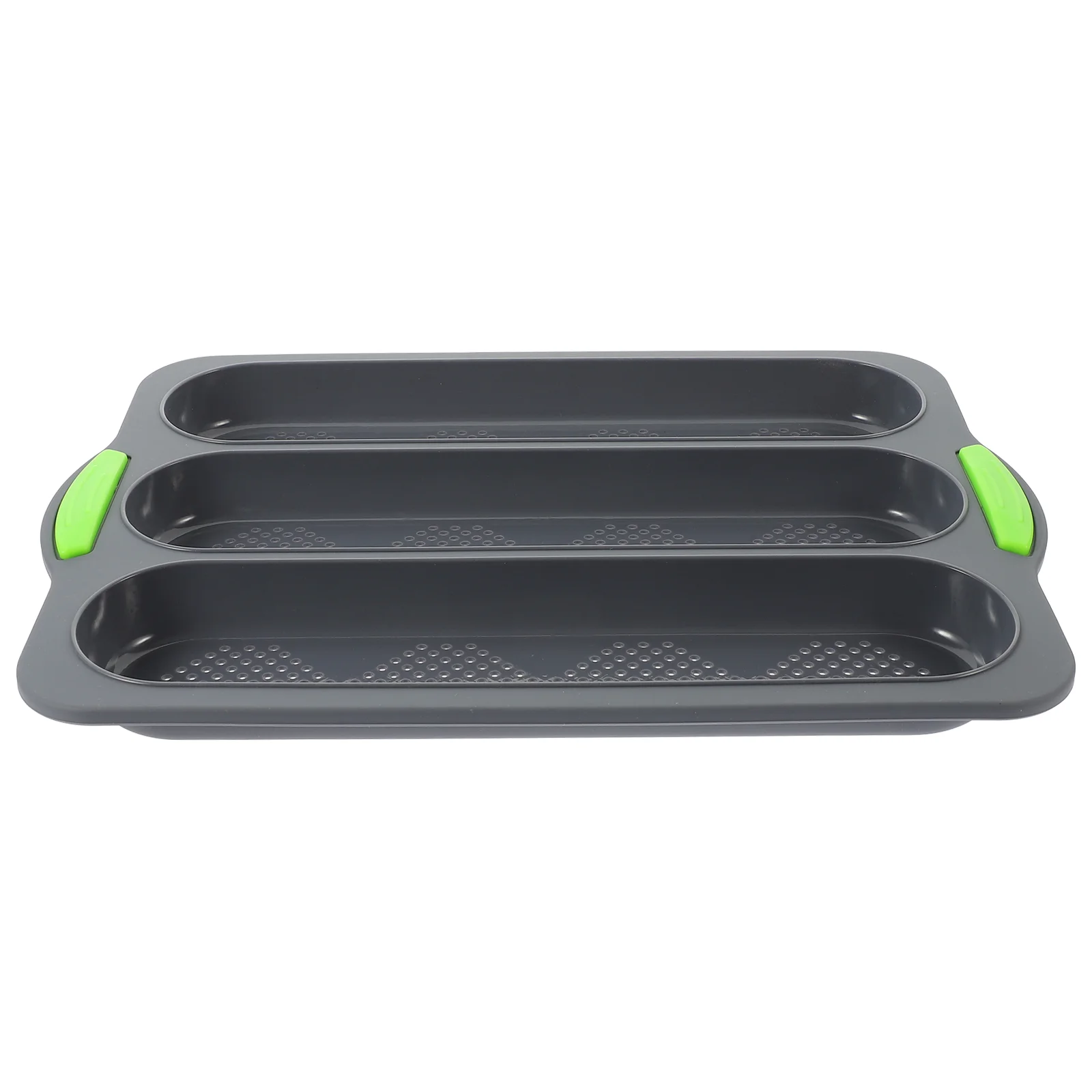 

Hotdog Buns Molds Bread Pan French Baking Tray Silicone Loaf Nonstick Pans Plate