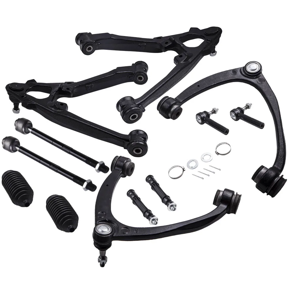 

12pcs Left Front Upper Lower Control Arms for Chevy Silverado GMC Sierra 1500 2007-2013 MES800223