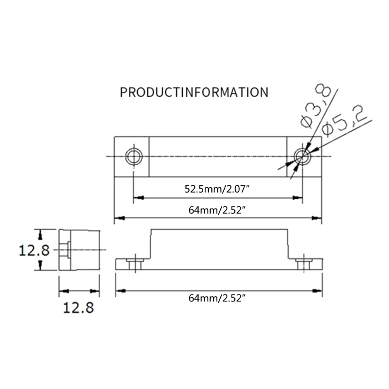 Y1UD Магнитный контактный датчик охранной сигнализации для проводов домашней
