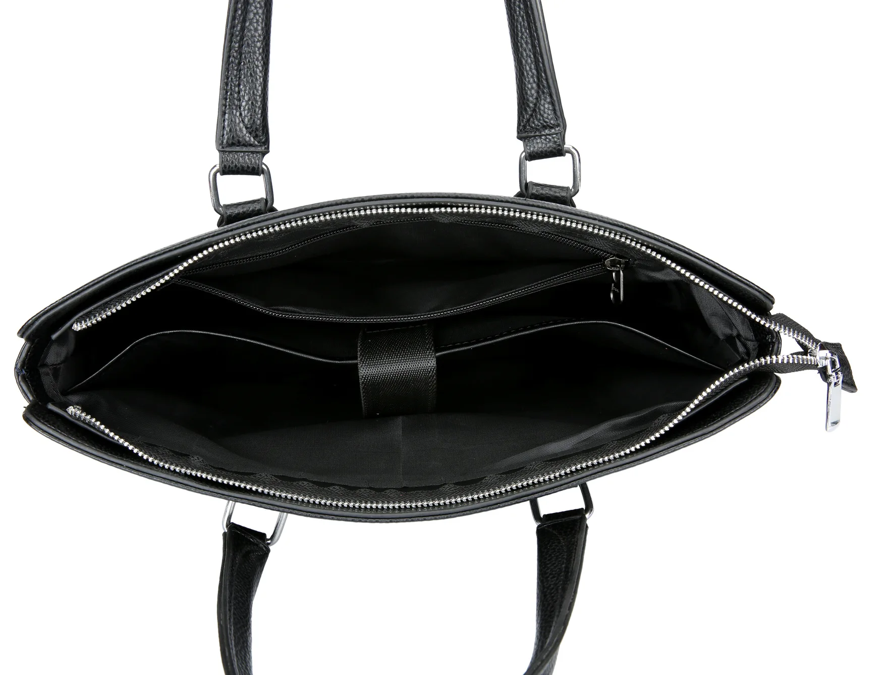 Brand Briefcase Men's Business Bag Pu Tote Bag Men's Shoulder Bag Laptop Folder ForA4 File Designer Handbag Travel Messenger Bag