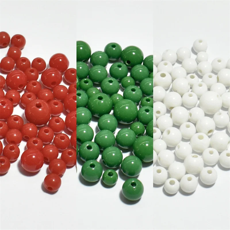 

DIY6-10mm100/200/300pcs mixed round expressionbraceletsbracelets braceletBracelet Necklace For Jewelry Making