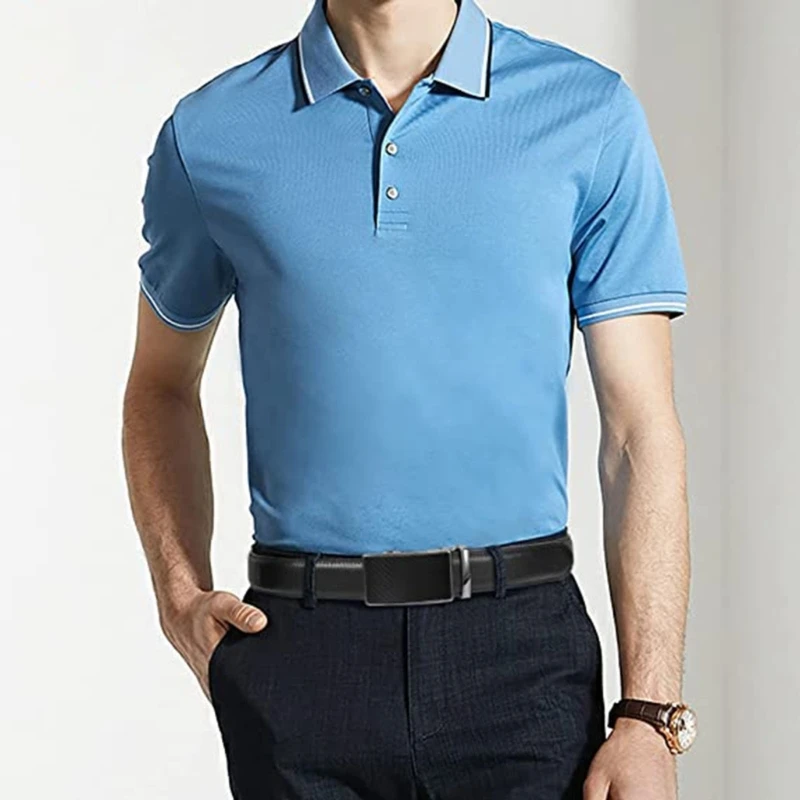 

F42F Leather Belt Without Buckle For Men Leather Automatic Belt No Buckle Belt