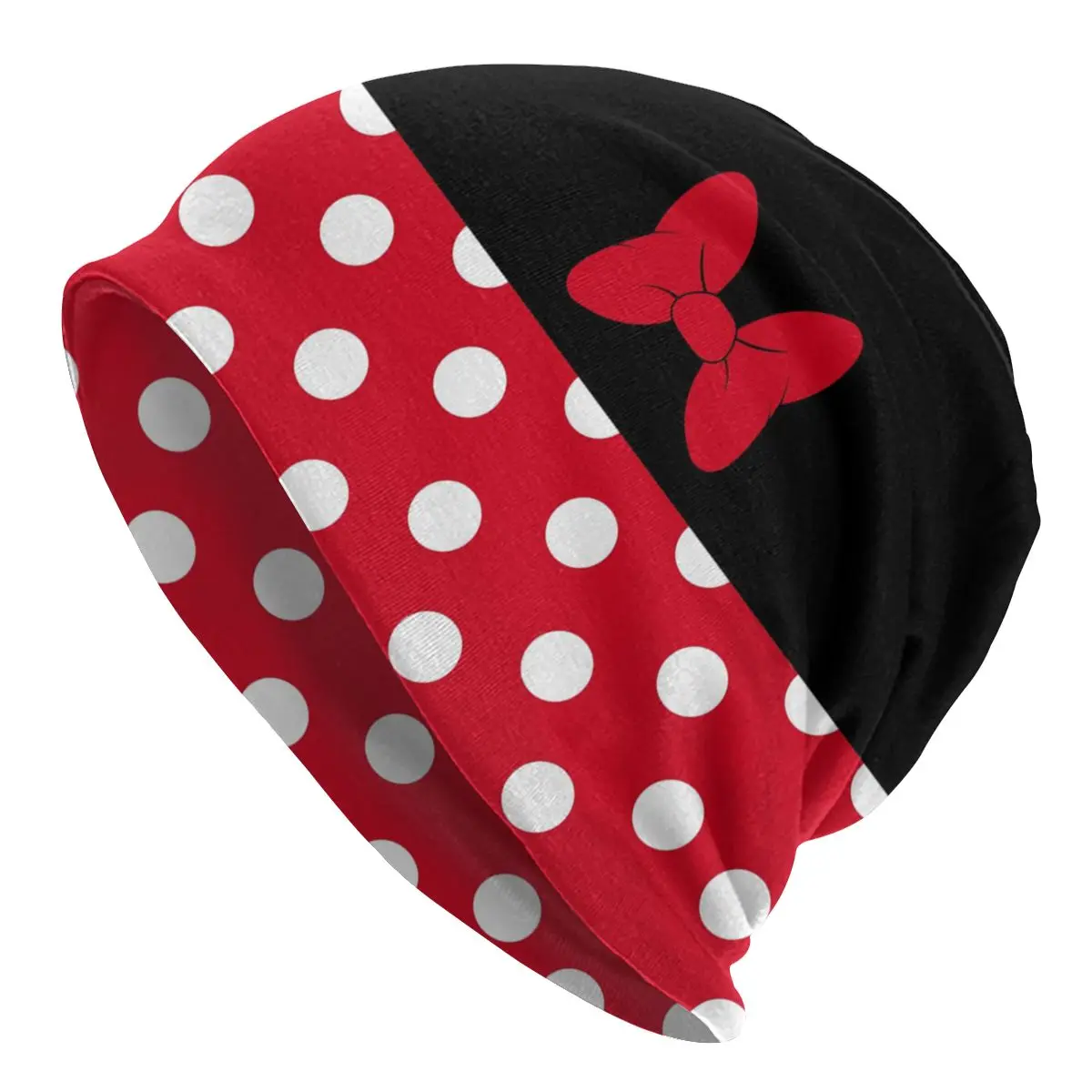 

Мультяшная шапка с напуском Минни для мужчин и женщин, теплые зимние шапочки в стиле хиппи, шапки, шапки, вязаные шапки для взрослых с анимац...