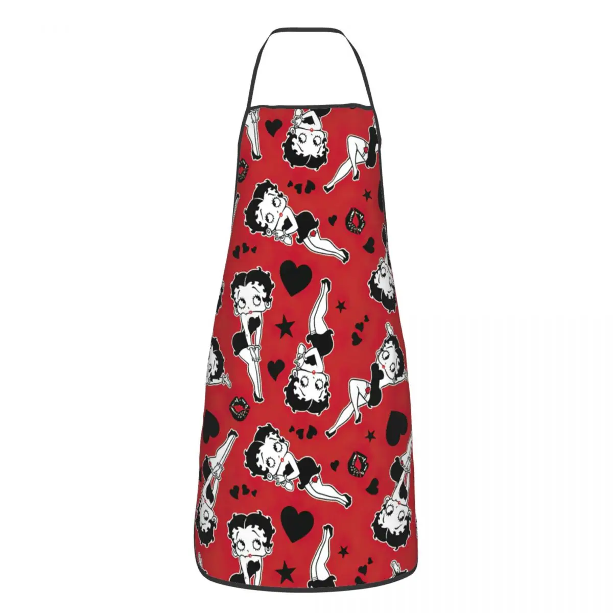 

Фартук унисекс Boop Bettys влюбленный фартук для взрослых женщин мужчин шеф-повара кухонный фартук для кухни мультяшная картина