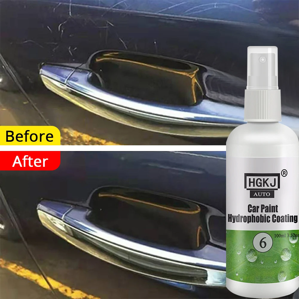 

HGKJ-6 20ML-100ML Auto Paint Sealant Care Polishing Hydrophobic Coating Anti Scratch Liquid Nano Ceramic Coating Car Polish