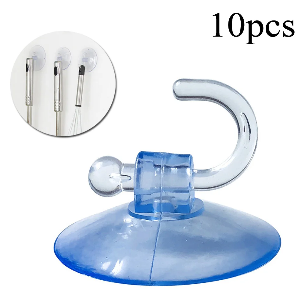 

10PCS Strong Suction Cup Hooks Glass Casement Wall Hooks Mushroom Head Vacuum Suckers Kitchen Bathroom Window Hanger
