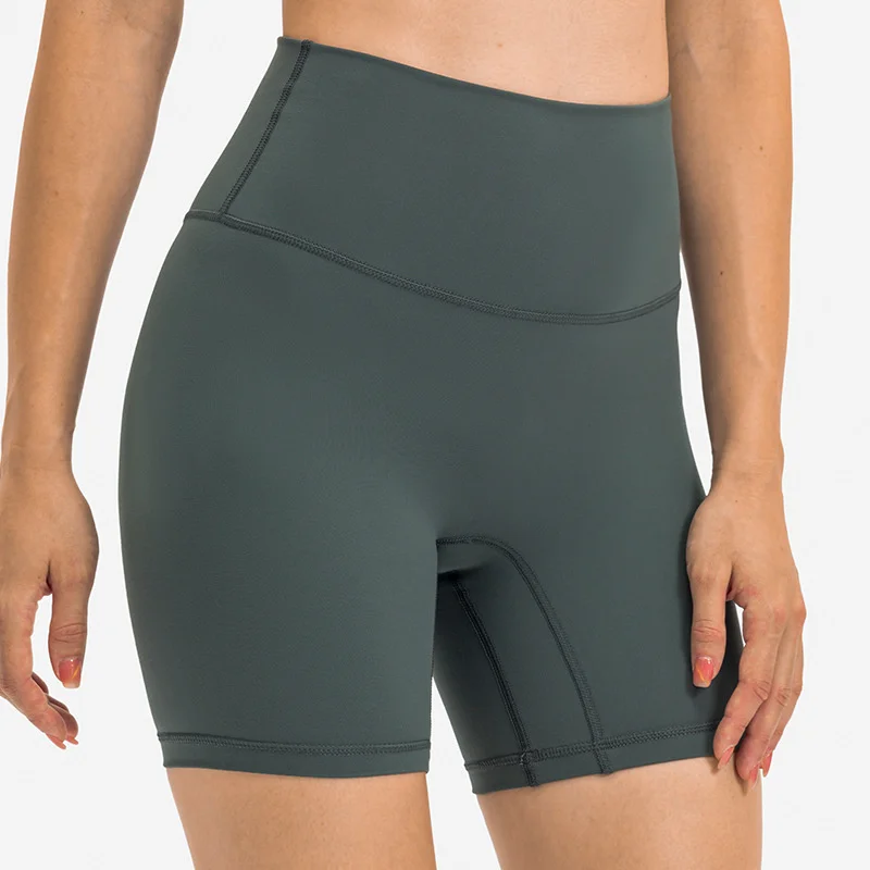 

Bike 6" Short Sports Bike Shorts No Front Seam Tie Dye Yoga Shorts Shorts Women High Waisted Fitness Yoga Shorts
