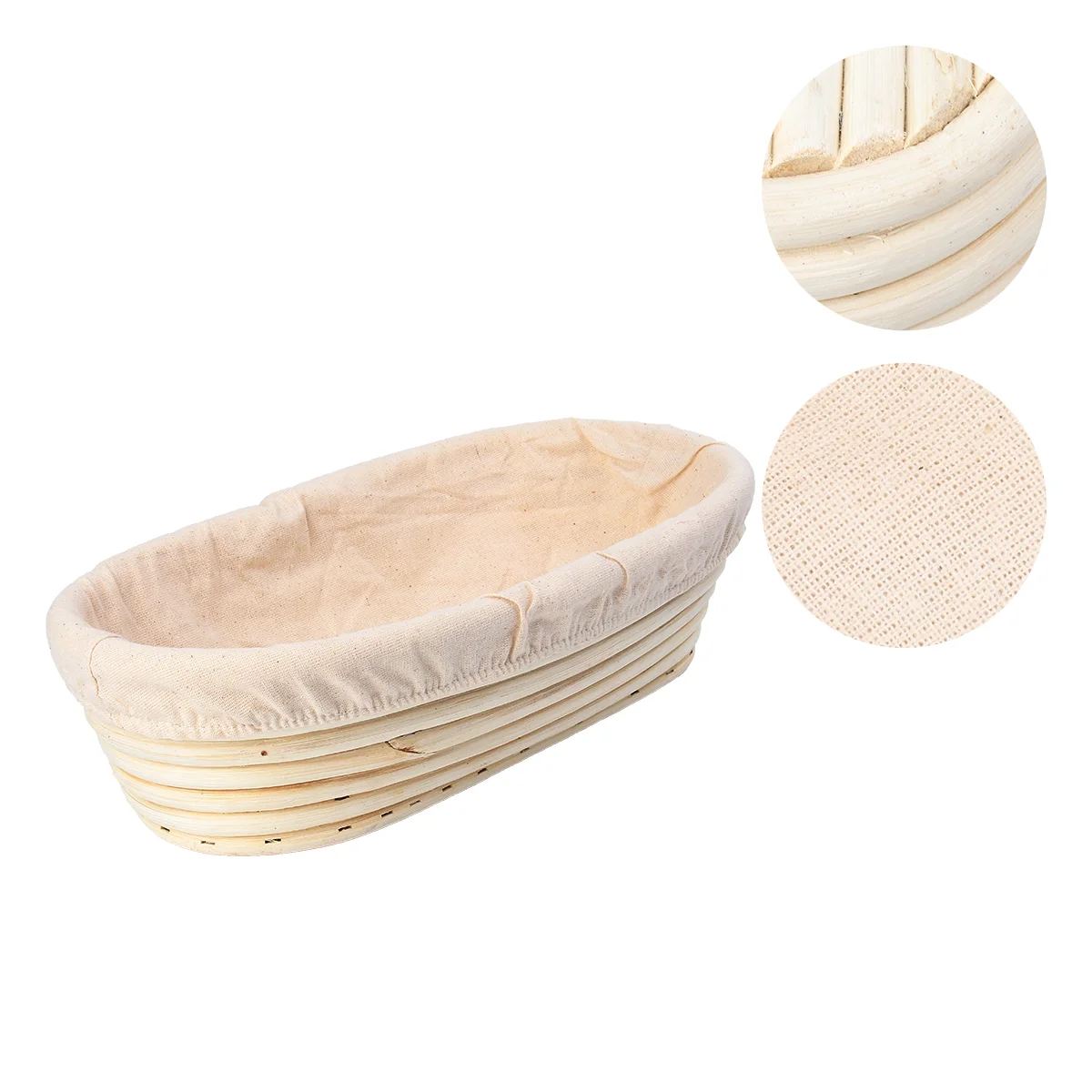 

Basket Bread Proofing Baking Bowl Sourdough Baskets Accessory Rattan Fermentation Proving Brotform Banneton Bakers Dough Tool
