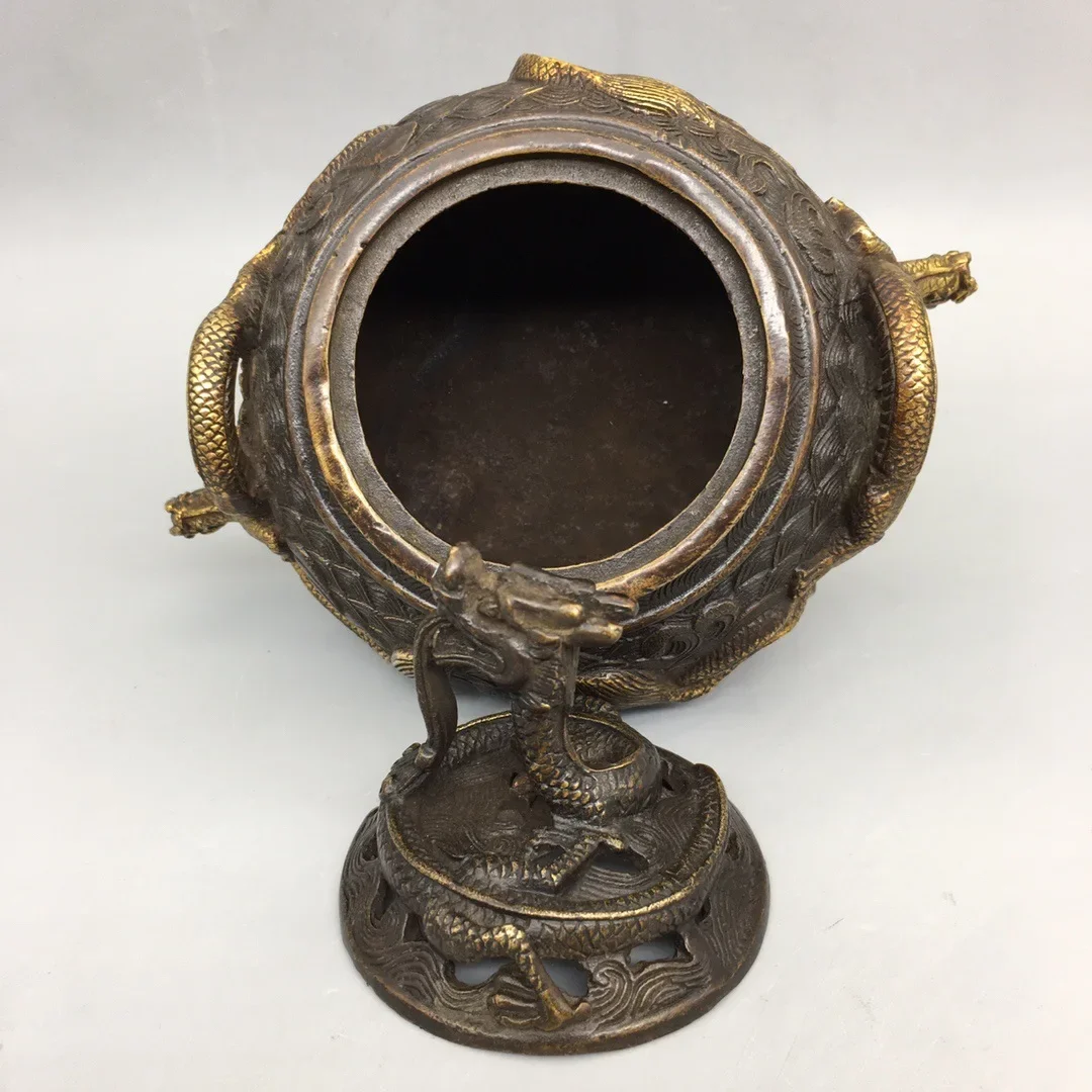 Металлический штатив курильница-дракон украшение для дома офиса культуры и