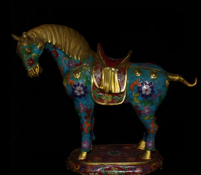 Филигранная эмаль BMW из чистой меди потоотделение знаков зодиака лошадь для