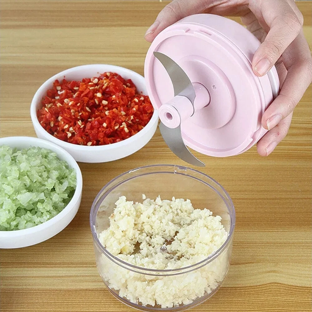 EZSOZO Mini Food Garlic Vegetable Crusher Meat Chopper Nut Pepper Onion Multifunctional Electric Processor |