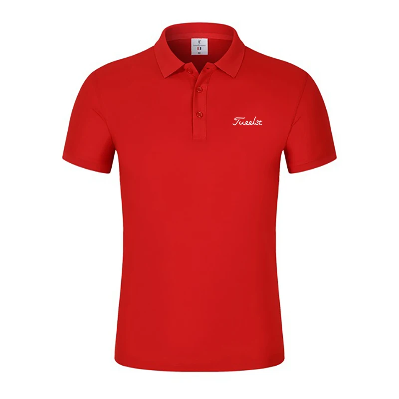 Golf Shirts for Men Summer New Men Polos Business Men Short Sleeve Tops Casual Lapel Golf Clothing Breathable Men Polo Shirt