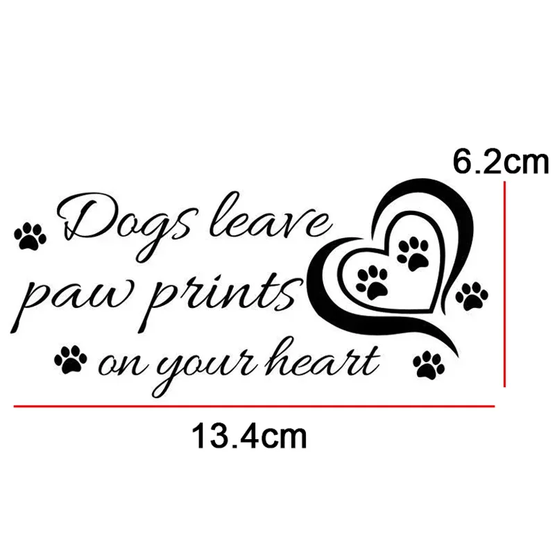 Светоотражающие Виниловые Наклейки В Форме Собачьей Лапы 13 4x6 2 См Сердца Для