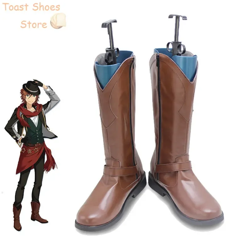 Игровой ансамбль со звездами Mikejima Madara обувь для косплея из искусственной кожи
