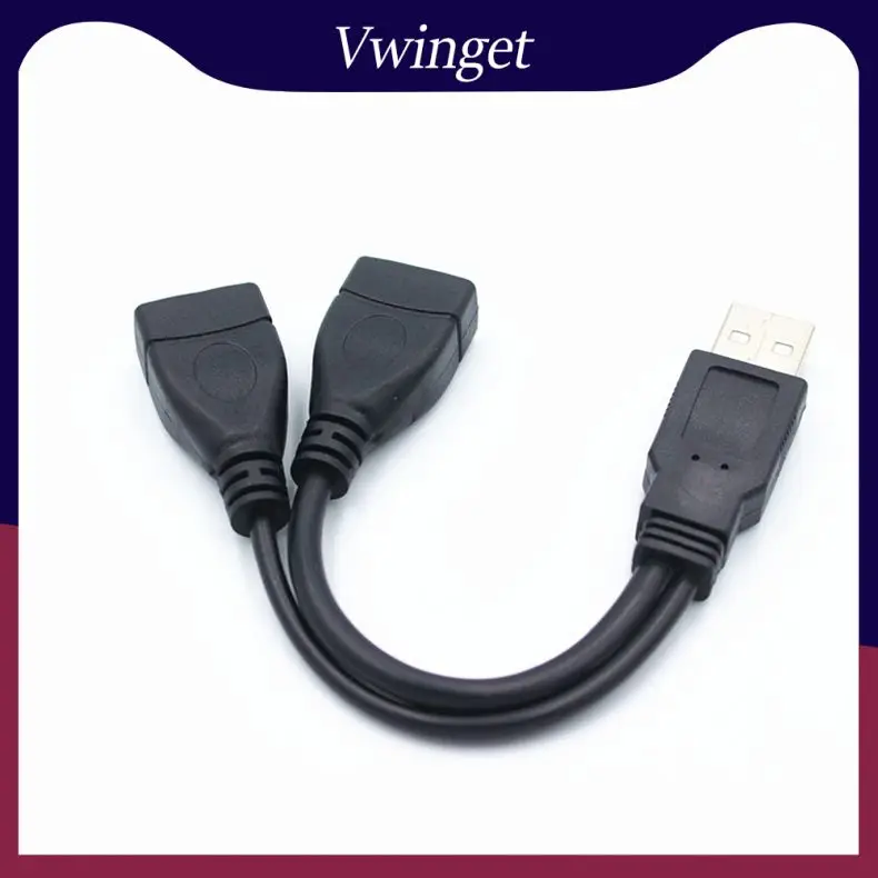 

Usb1 Tow 2 Usb 2.0 Extension Line Data Cable 5gbps High-speed Operation Transmission Line Superhighspeed 0.15m Y Data Line