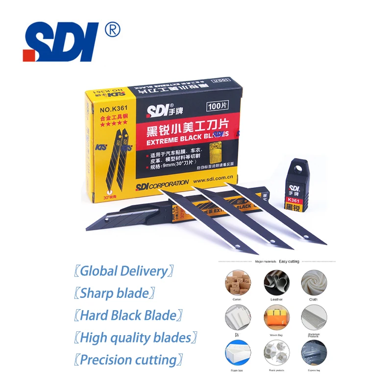 Лезвие для гравировки пленки SDI K361, маленькое черное гравировальное лезвие с острым углом, 30 классов Лезвие для гравировки пленки SDI K361, маленькое черное гравировальное лезвие с острым углом, 30 классов