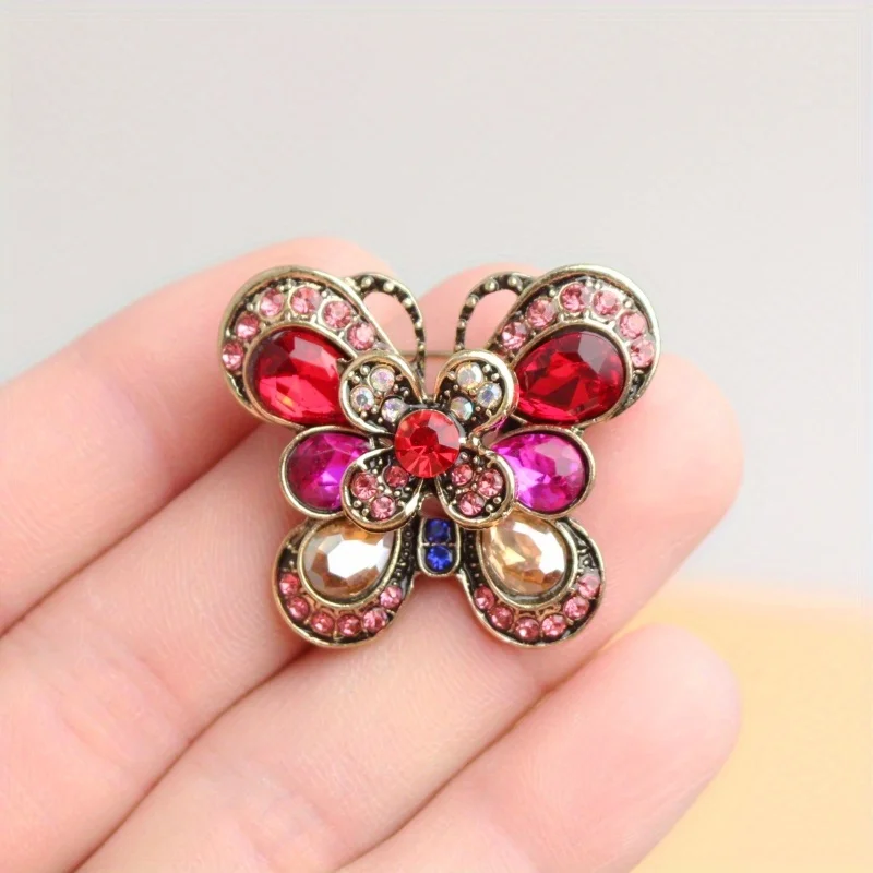 Роскошная ретро-брошь в средневековом стиле барокко