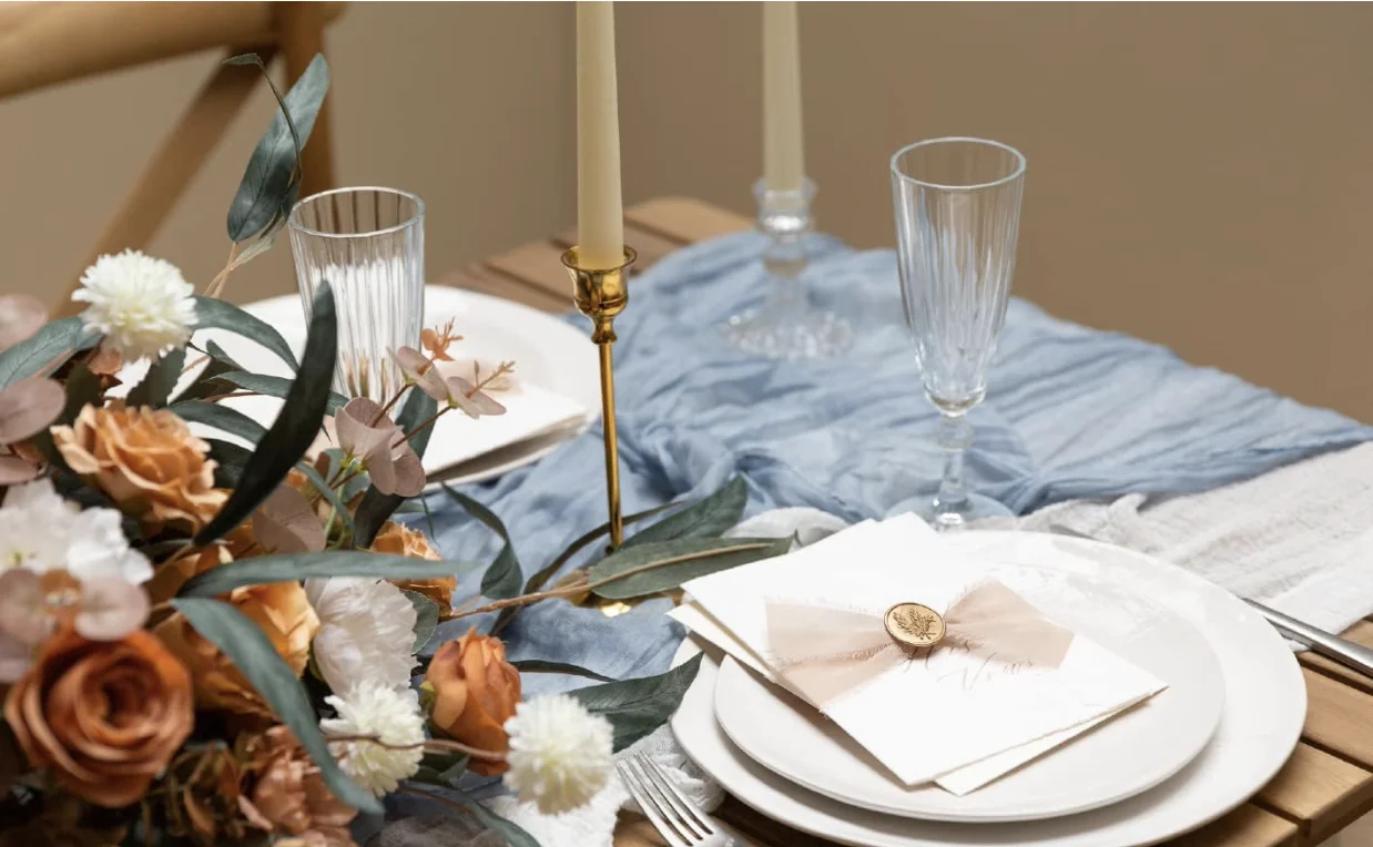 Лента шифоновая ручной работы с бахромой 3 рулона 1 5x21 лет