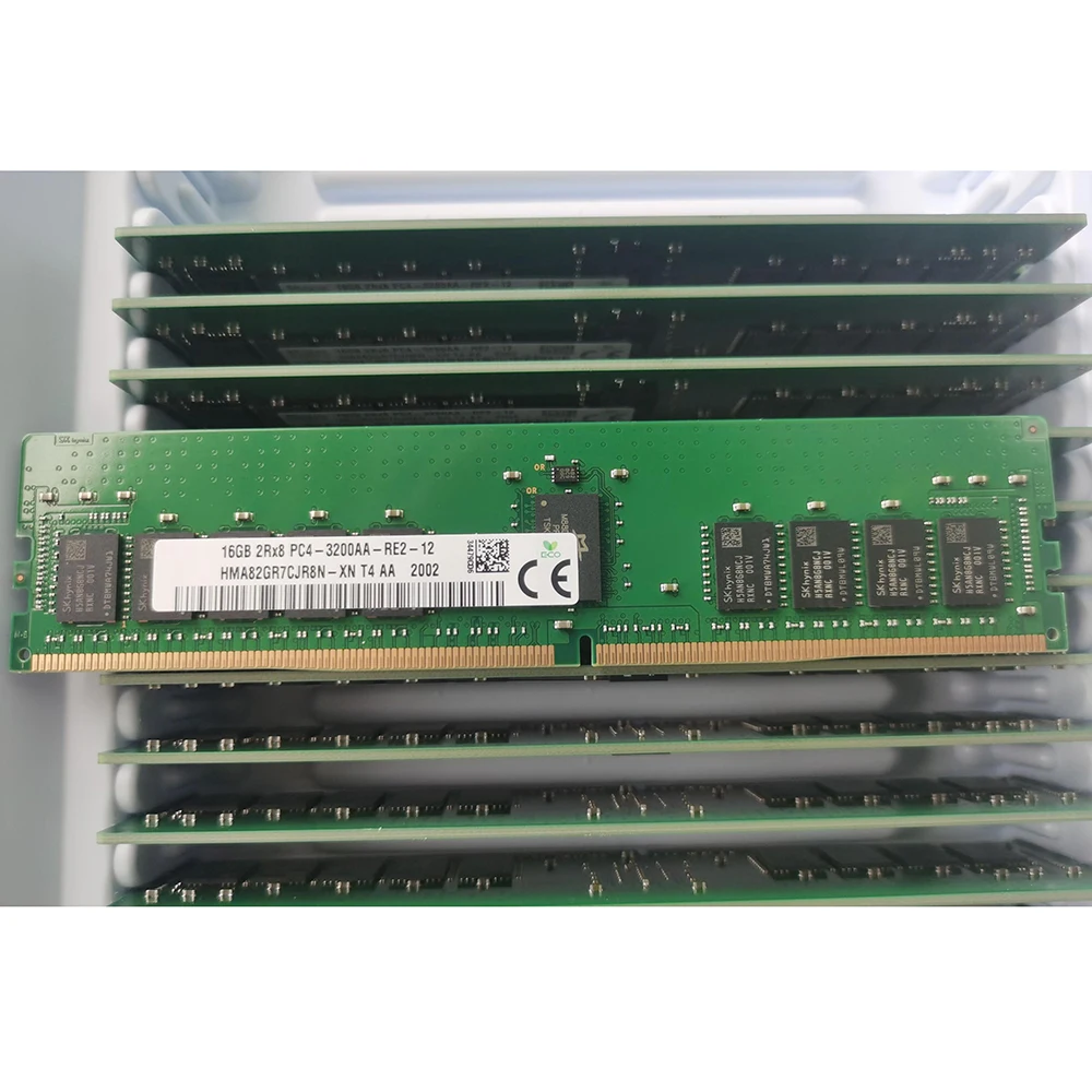 1 шт. серверная память для SK Hynix RAM 16 ГБ 16G 2RX8 PC4-3200AA DDR4 3200 REG ECC