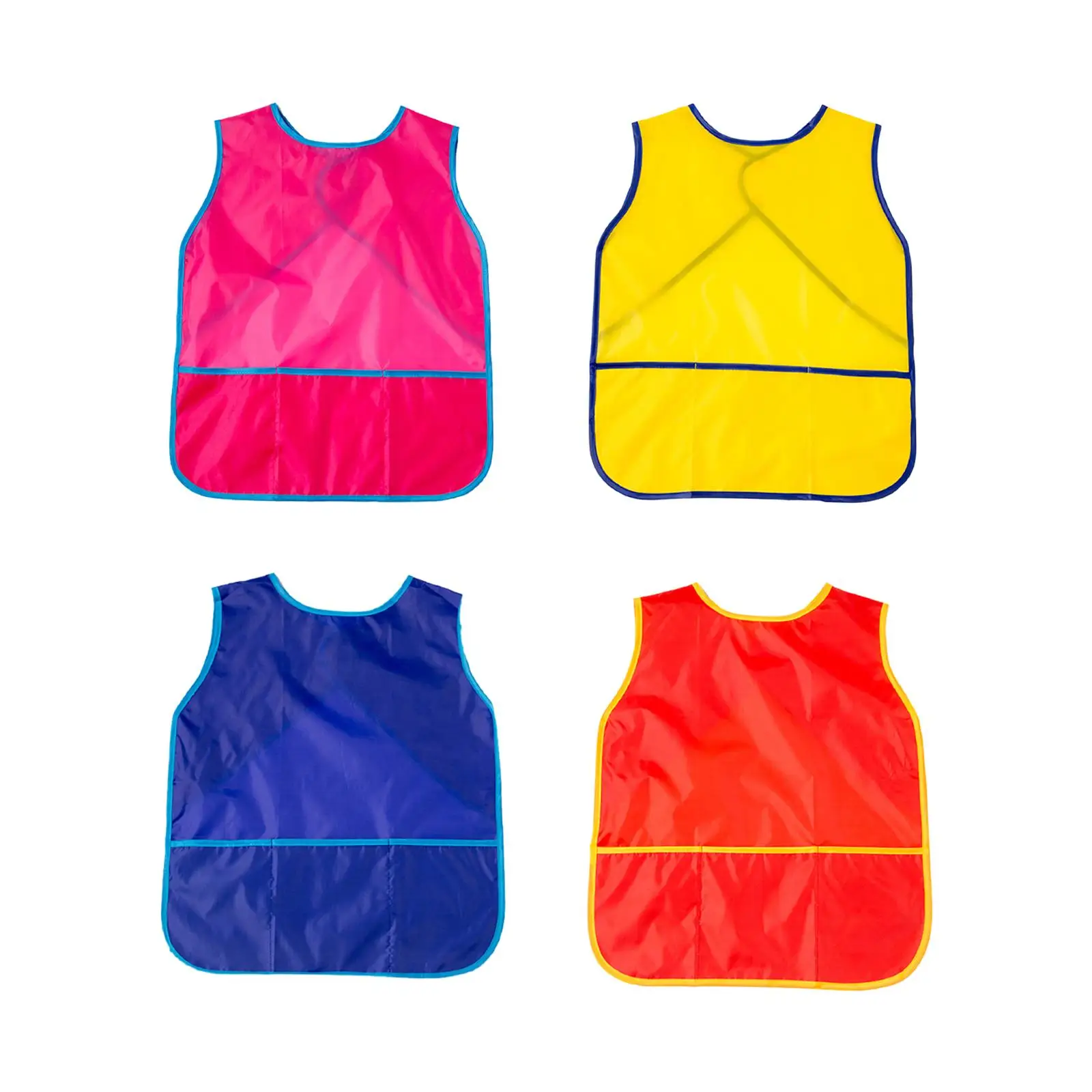 

Smocks Bib with Pocket Artist Painting Aprons for Eating Boys Girls