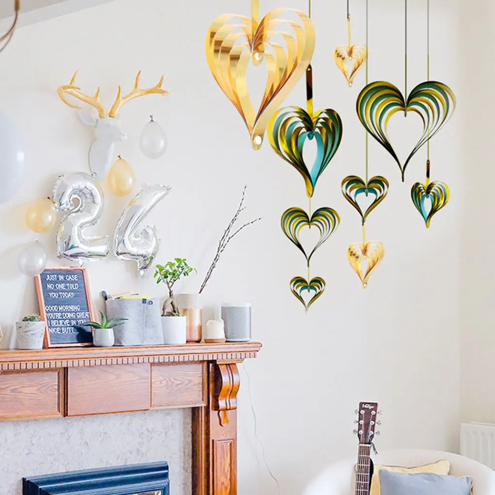 

4 шт., подвеска в виде красного сердца