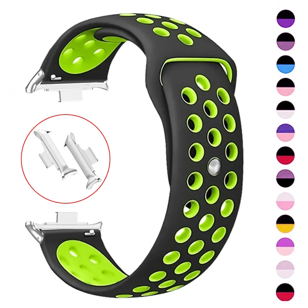 Ремешок силиконовый для Xiaomi mi band 8 PRO Воздухопроницаемый сменный Браслет