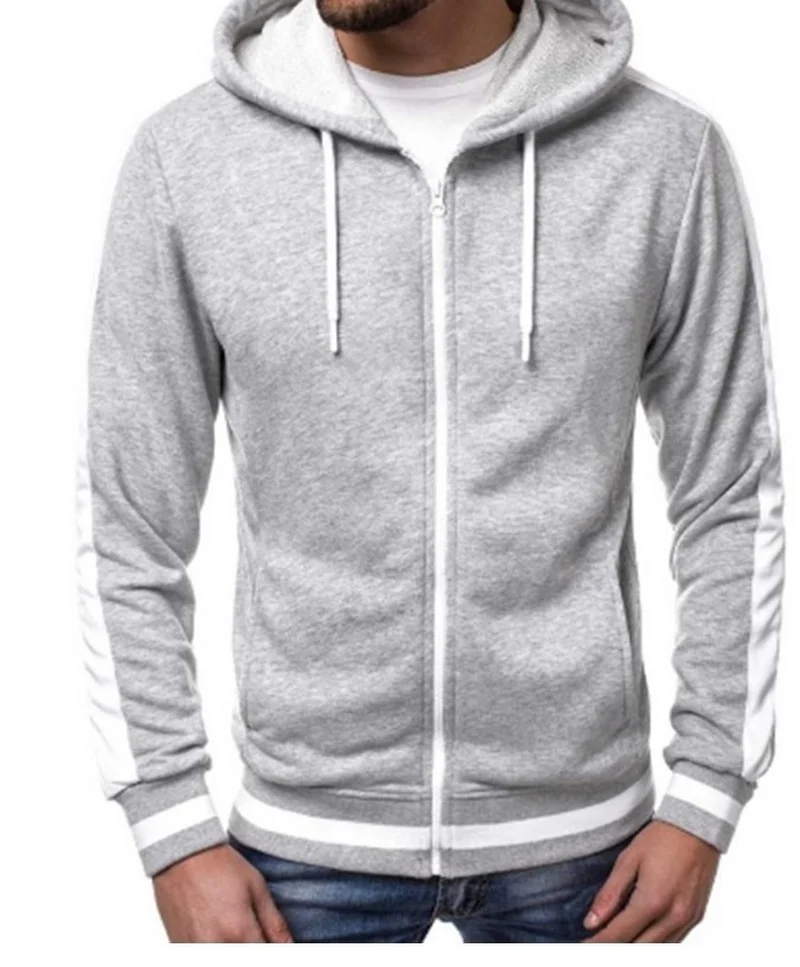 

New Men's Hoodies Casual Sports Design Spring and Autumn Winter Long-sleeved Cardigan Hooded Men's Hoodie Men Clothing