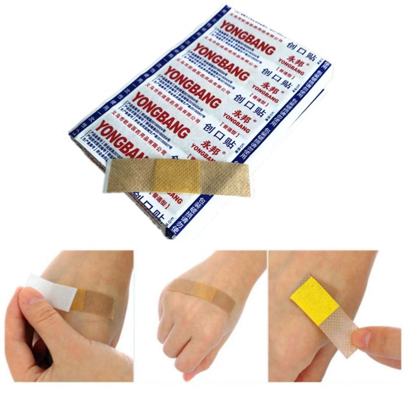 50 шт./лот дышащая клейкая повязка на палец для ран-средства спорта пластырь