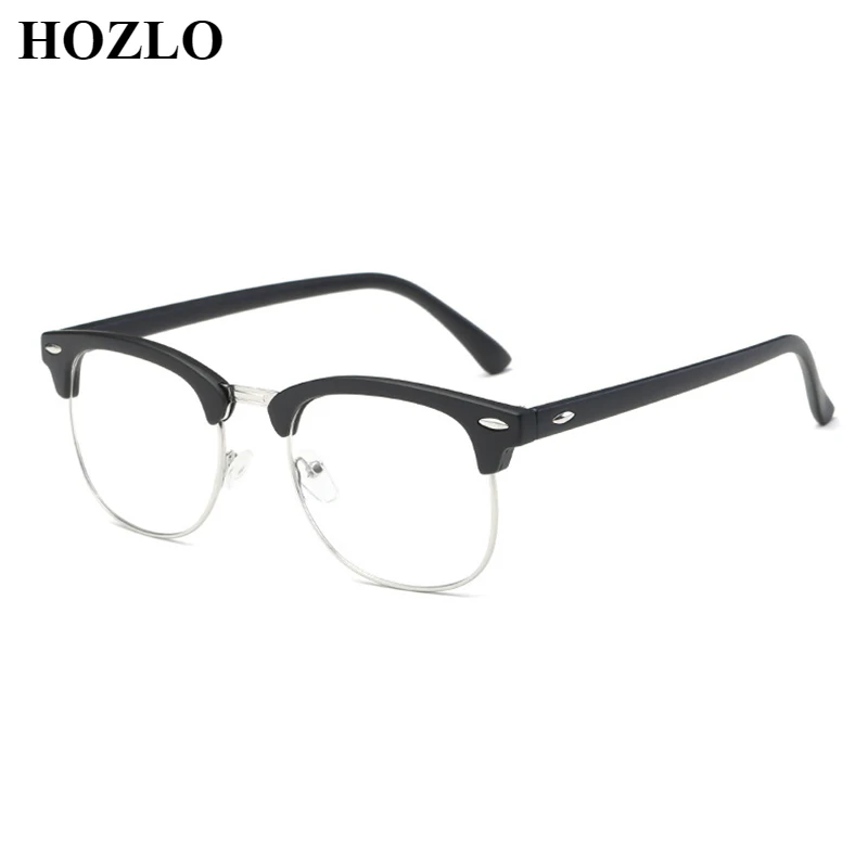 

Finished Myopia Glasses Women Men Nearsighted Eyeglasses Students Shorted Sighted Spectacles Rivets Semirim Frame Glasses 0~-6.0