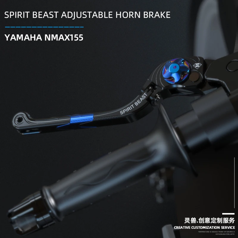 

Spirit Beast Motorcycle Brake Clutch Lever Accessories For Yamaha NMAX 155 N-MAX 155 Scooter Disc Brake Levers Handle Levers
