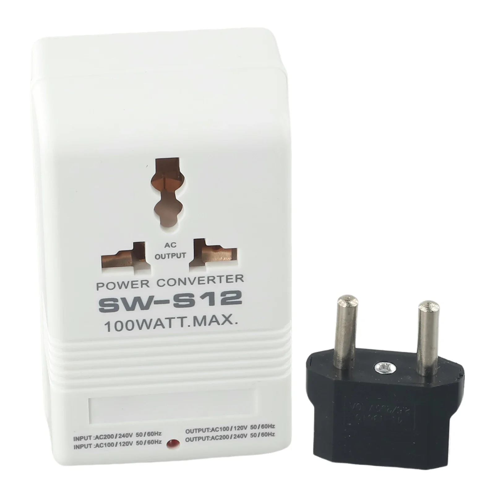 Понижающий или понижающий преобразователь трансформатор 100 Вт 110 В/120 В до 220 В/240 в