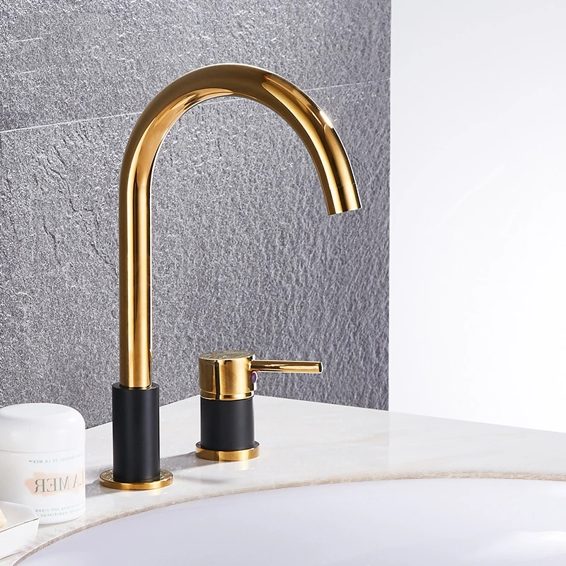 Смеситель для раковины латунный с двумя отверстиями 1 шт. |