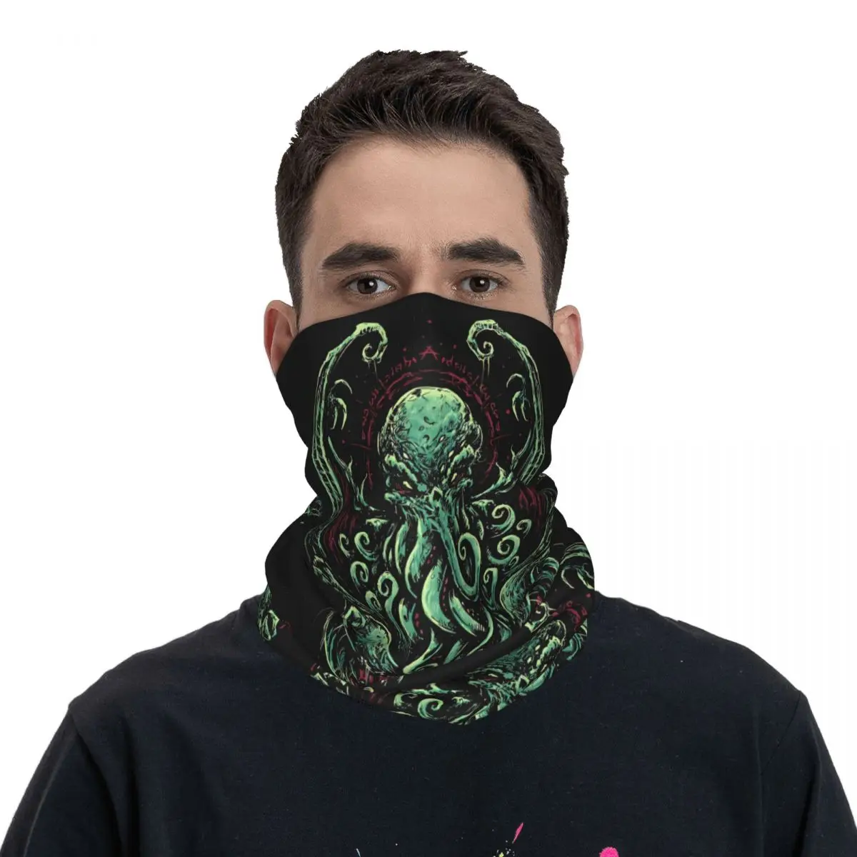 Cthulhu шейный Гетр закрывающий лицо шарф обложка на шею мужская и женская бандана