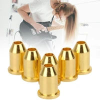 6pcs guitar string caps mounting buckle through body ferrules bushing parts guitar accessories