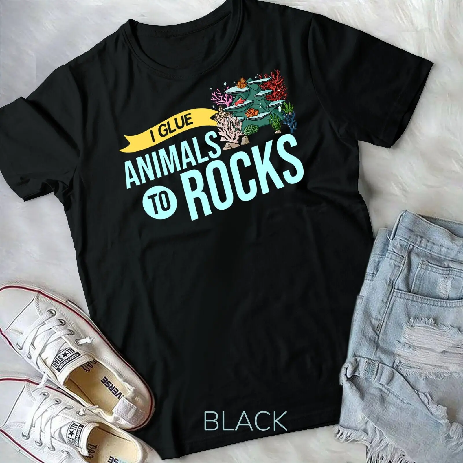 Мужская футболка унисекс для аквариума