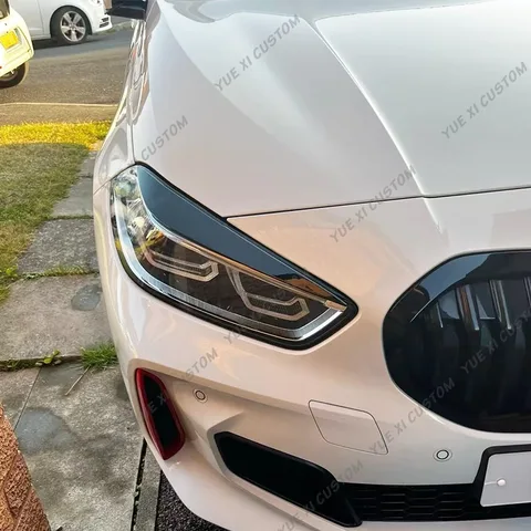 Для Bmw 1 серии F40 M135i 128ti 116i 118i 120i 116d 120d хэтчбек 2019-2024 автомобильные фары брови крышки век 3D наклейки отделка