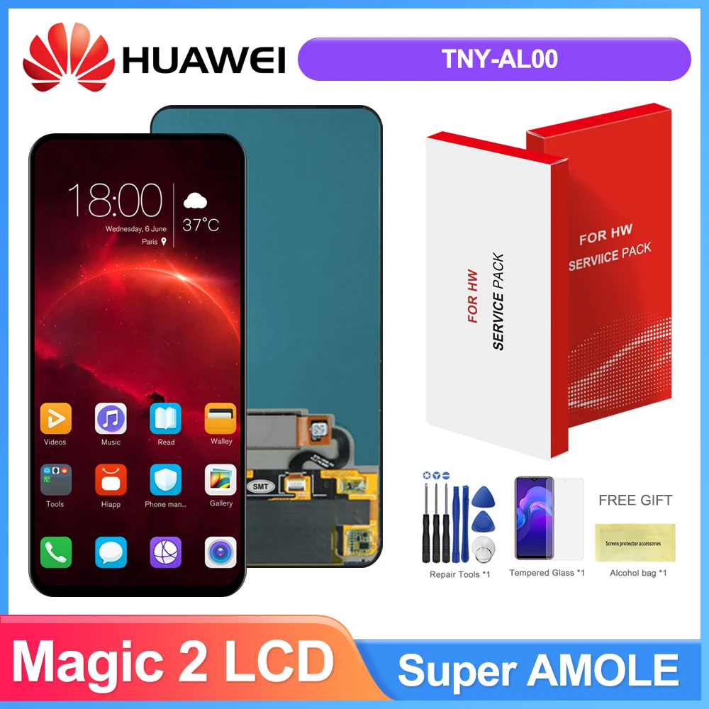 

Display Screen for Huawei Honor Magic 2 TNY-AL00 Lcd Display Screen Digitizer Assembly Replacement for Honor Magic 2