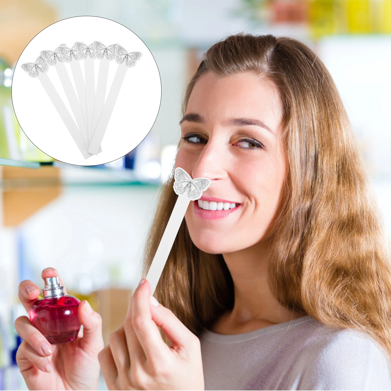 

Perfume Strips Paper Blotter Essential Oil Test Tester Fragrance Aromatherapy Testing Smelling Scent Sample