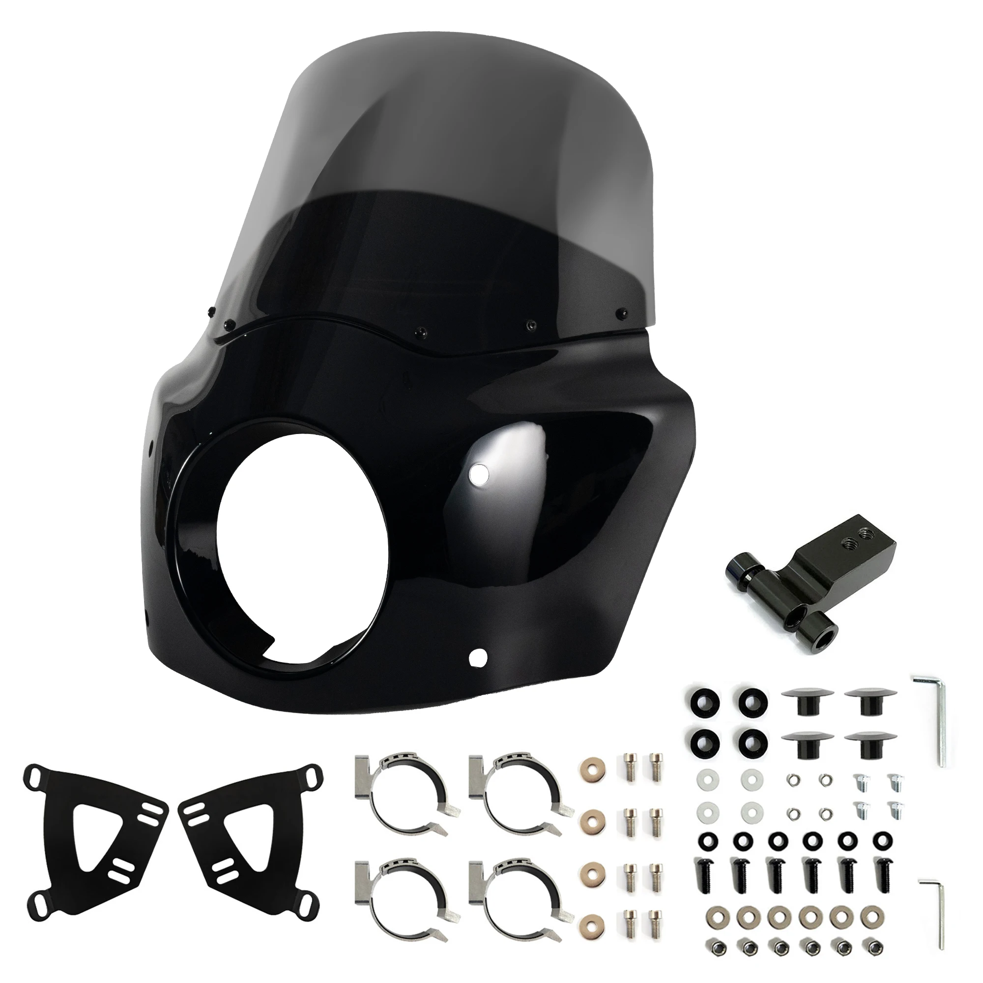 

Обтекатель Road Warrior, 11 дюймов, передний обтекатель лобового стекла для Harley Softail Street Bob FXBB 2018-2024, стандартный Softail FXST 2018-2021